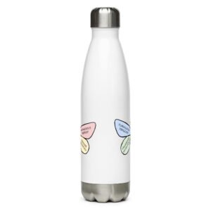 Vattenflaska – Fjäril